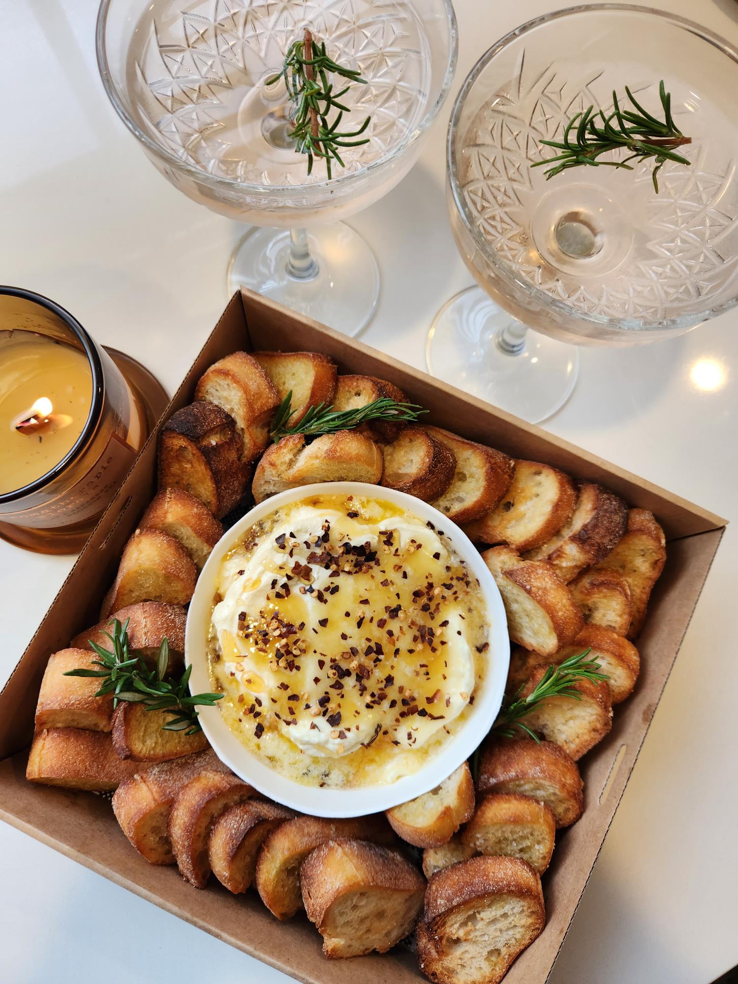 Brie Box Whipped Brie Butter Box – Cheese and Crackers GC