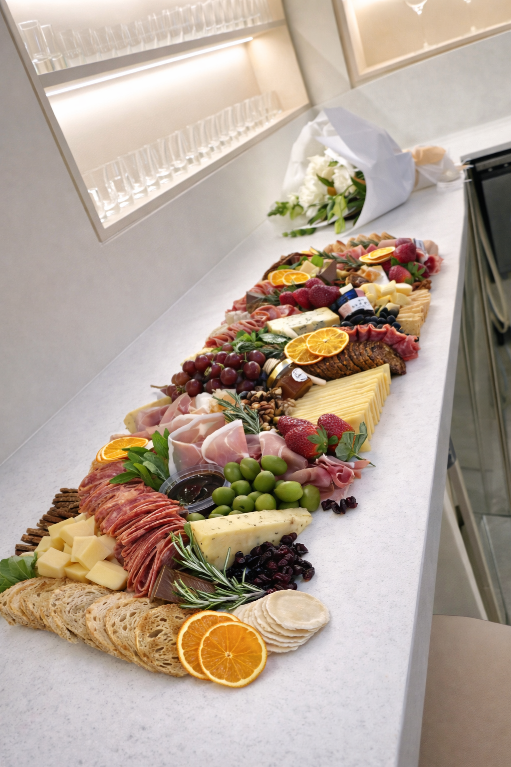 Flat Lay Signature Grazing Table